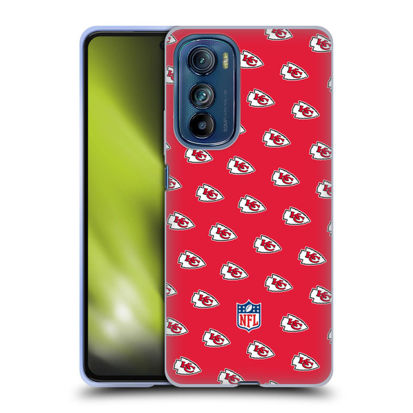 NFL Kansas City Chiefs Artwork Patterns Soft Gel Case for Motorola Edge 30