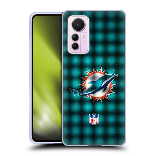 NFL Miami Dolphins Artwork LED Soft Gel Case for Xiaomi 12 Lite