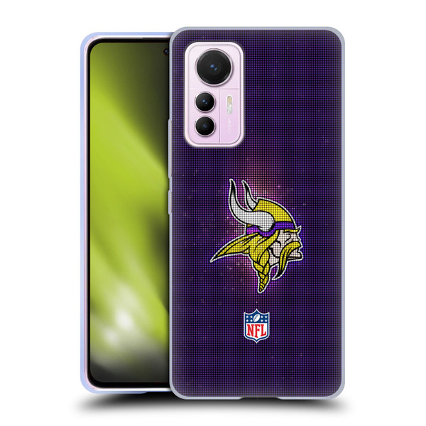 NFL Minnesota Vikings Artwork LED Soft Gel Case for Xiaomi 12 Lite