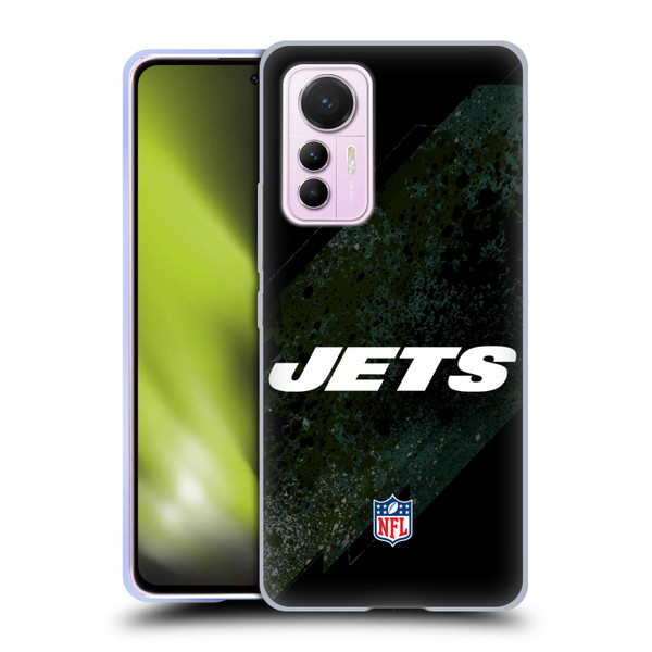 NFL New York Jets Logo Blur Soft Gel Case for Xiaomi 12 Lite