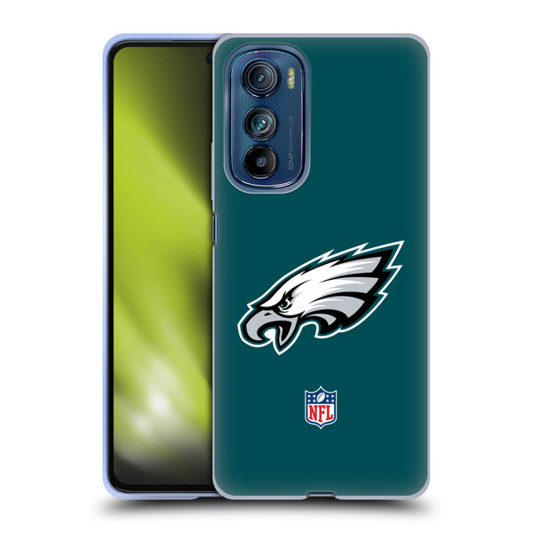 NFL Philadelphia Eagles Logo Plain Soft Gel Case for Motorola Edge 30