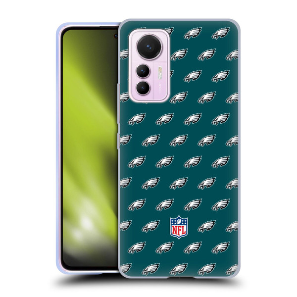 NFL Philadelphia Eagles Artwork Patterns Soft Gel Case for Xiaomi 12 Lite