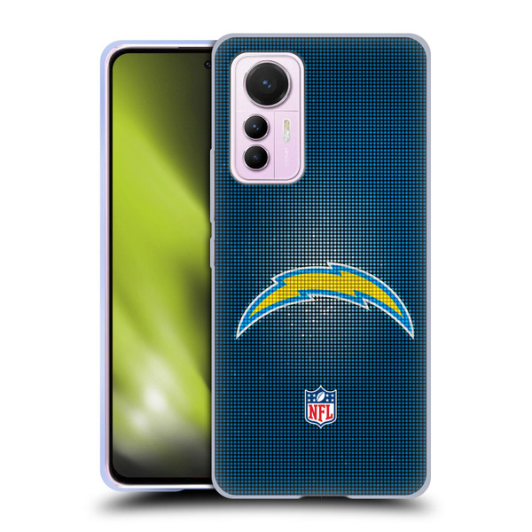 NFL Los Angeles Chargers Artwork LED Soft Gel Case for Xiaomi 12 Lite