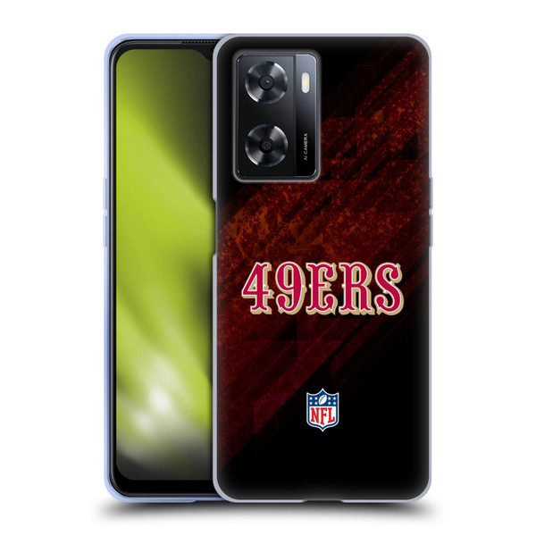 NFL San Francisco 49Ers Logo Blur Soft Gel Case for OPPO A57s