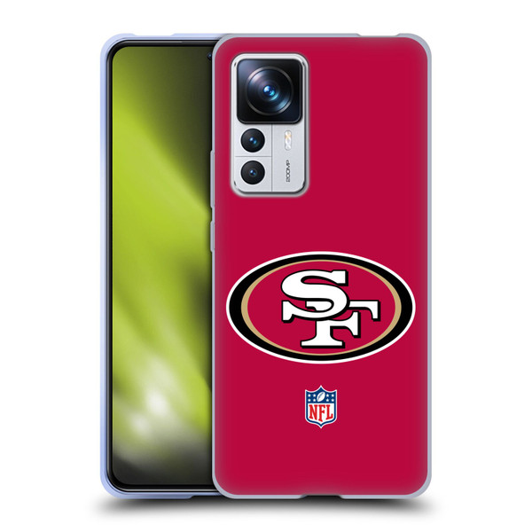 NFL San Francisco 49Ers Logo Plain Soft Gel Case for Xiaomi 12T Pro