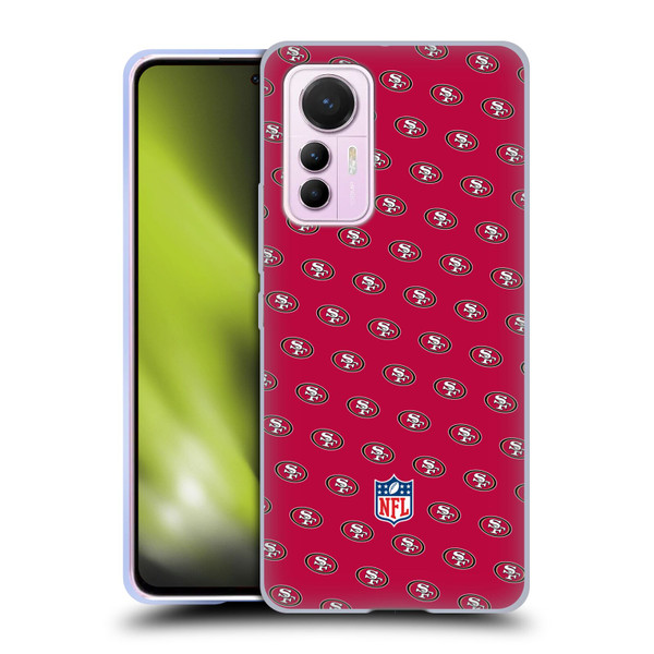 NFL San Francisco 49ers Artwork Patterns Soft Gel Case for Xiaomi 12 Lite