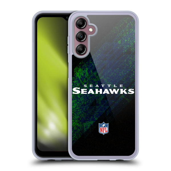 NFL Seattle Seahawks Logo Blur Soft Gel Case for Samsung Galaxy A14 5G