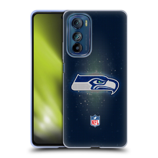NFL Seattle Seahawks Artwork LED Soft Gel Case for Motorola Edge 30