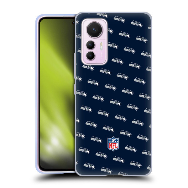 NFL Seattle Seahawks Artwork Patterns Soft Gel Case for Xiaomi 12 Lite