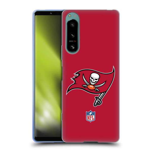 NFL Tampa Bay Buccaneers Logo Plain Soft Gel Case for Sony Xperia 5 IV