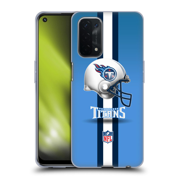NFL Tennessee Titans Logo Helmet Soft Gel Case for OPPO A54 5G