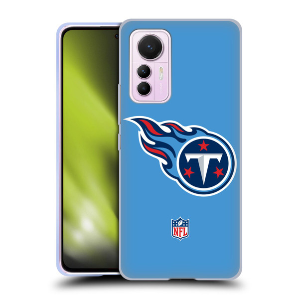 NFL Tennessee Titans Logo Plain Soft Gel Case for Xiaomi 12 Lite