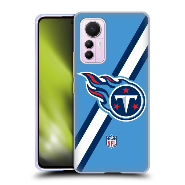 NFL Tennessee Titans Logo Stripes Soft Gel Case for Xiaomi 12 Lite