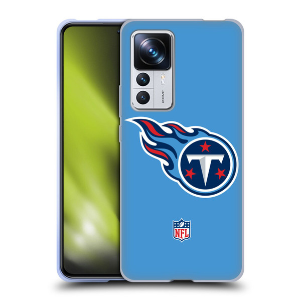 NFL Tennessee Titans Logo Plain Soft Gel Case for Xiaomi 12T Pro
