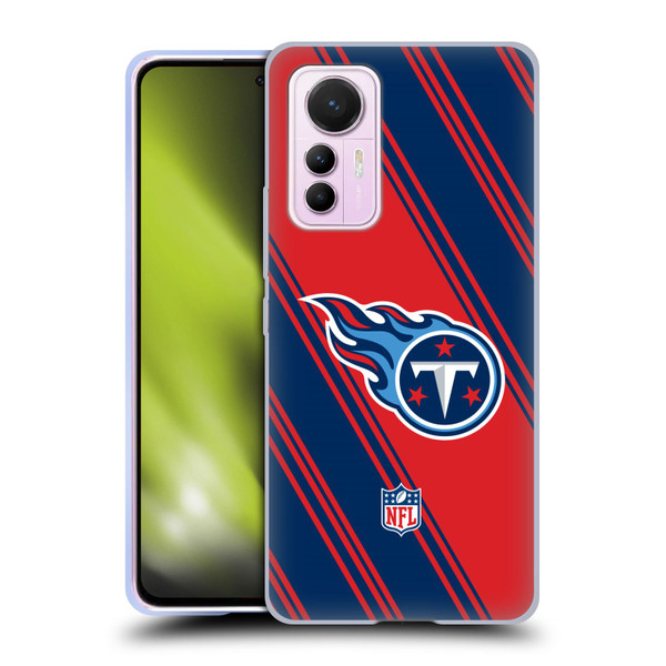 NFL Tennessee Titans Artwork Stripes Soft Gel Case for Xiaomi 12 Lite
