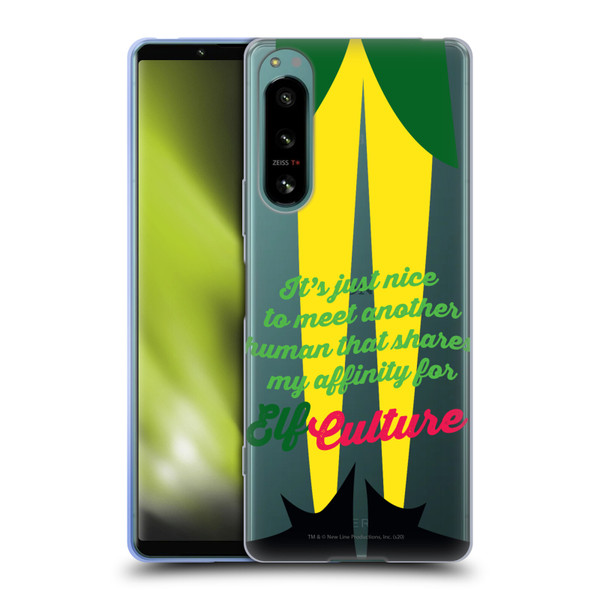 Elf Movie Graphics 1 Legs Soft Gel Case for Sony Xperia 5 IV