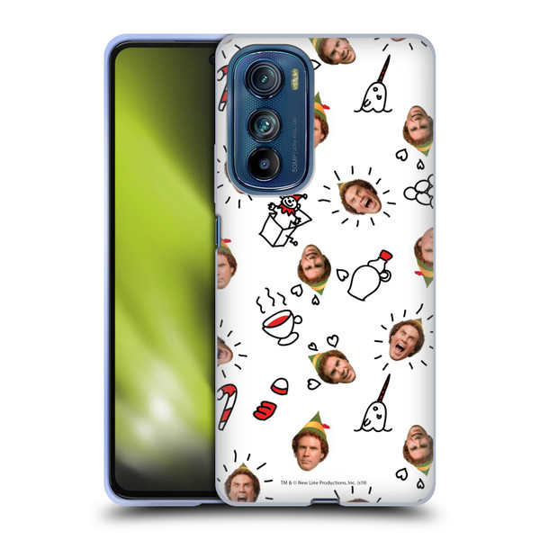 Elf Movie Graphics 2 Buddy Face Pattern Soft Gel Case for Motorola Edge 30