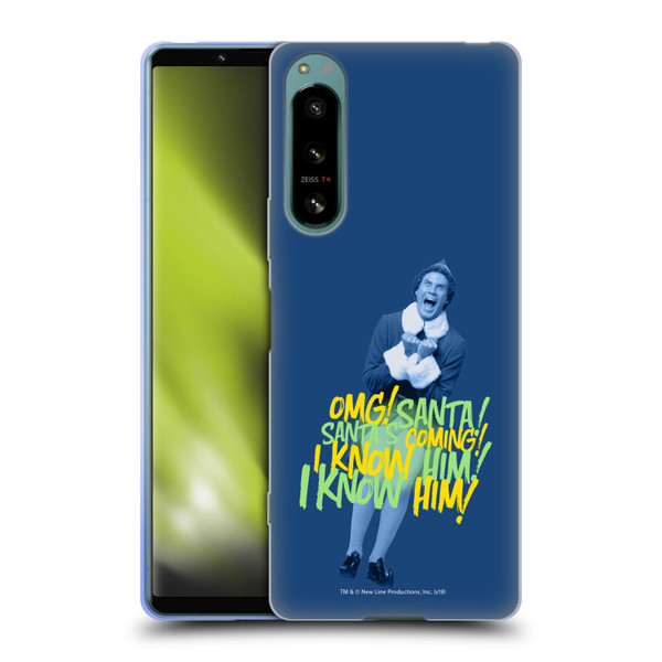 Elf Movie Graphics 2 Santa I Know Him Soft Gel Case for Sony Xperia 5 IV