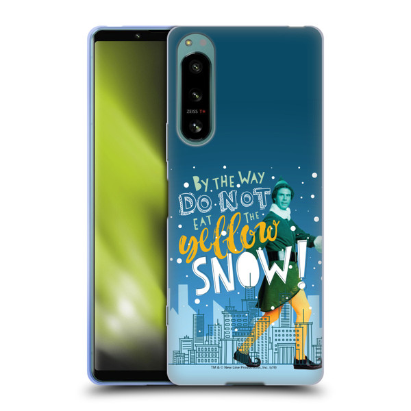 Elf Movie Graphics 2 Yellow Snow Soft Gel Case for Sony Xperia 5 IV