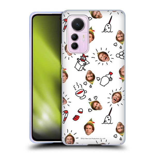 Elf Movie Graphics 2 Buddy Face Pattern Soft Gel Case for Xiaomi 12 Lite