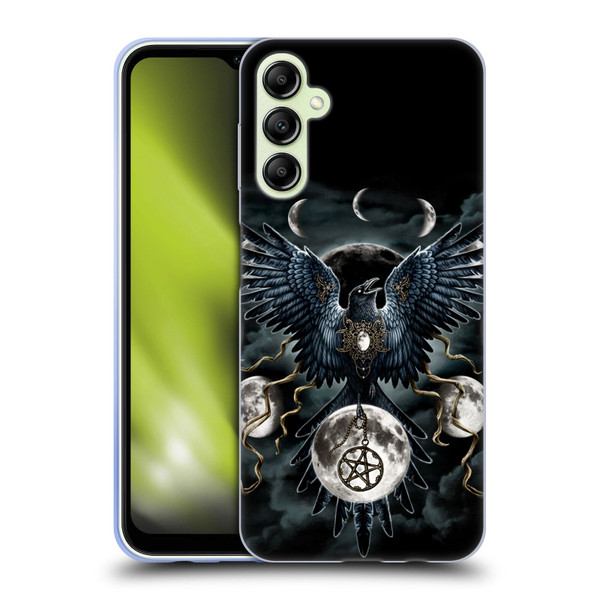 Sarah Richter Animals Gothic Black Raven Soft Gel Case for Samsung Galaxy A14 5G
