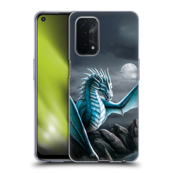 Sarah Richter Fantasy Creatures Blue Water Dragon Soft Gel Case for OPPO A54 5G