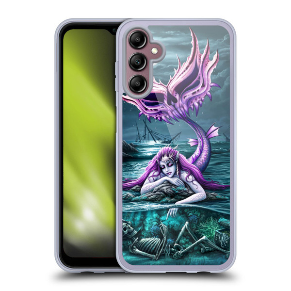 Sarah Richter Gothic Mermaid With Skeleton Pirate Soft Gel Case for Samsung Galaxy A14 5G