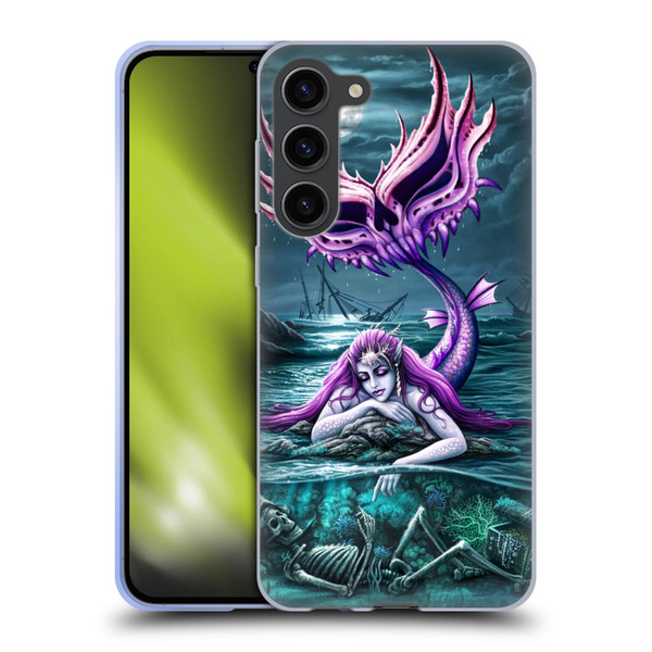 Sarah Richter Gothic Mermaid With Skeleton Pirate Soft Gel Case for Samsung Galaxy S23+ 5G