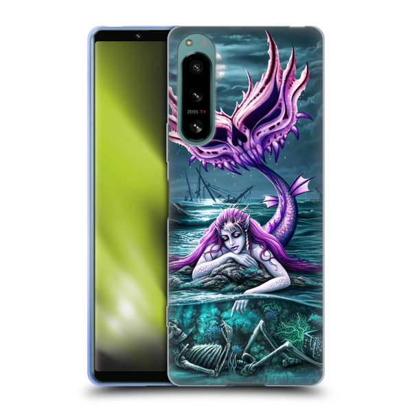 Sarah Richter Gothic Mermaid With Skeleton Pirate Soft Gel Case for Sony Xperia 5 IV