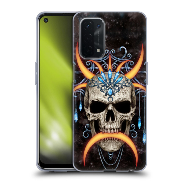 Sarah Richter Skulls Jewelry And Crown Universe Soft Gel Case for OPPO A54 5G