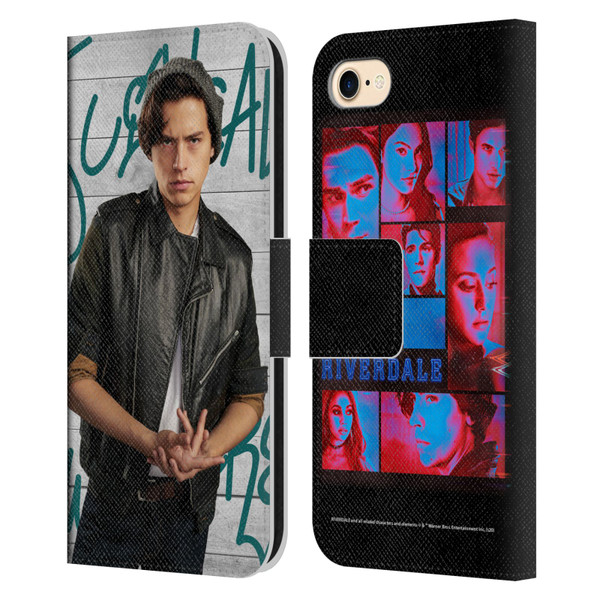 Riverdale Posters Jughead Jones 3 Leather Book Wallet Case Cover For Apple iPhone 7 / 8 / SE 2020 & 2022