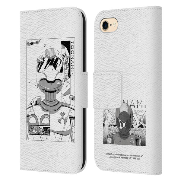 Toonami Graphics Comic Leather Book Wallet Case Cover For Apple iPhone 7 / 8 / SE 2020 & 2022