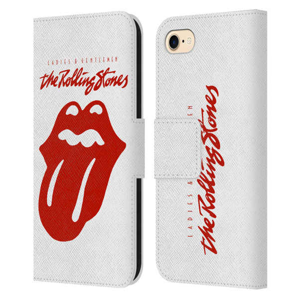 The Rolling Stones Graphics Ladies and Gentlemen Movie Leather Book Wallet Case Cover For Apple iPhone 7 / 8 / SE 2020 & 2022