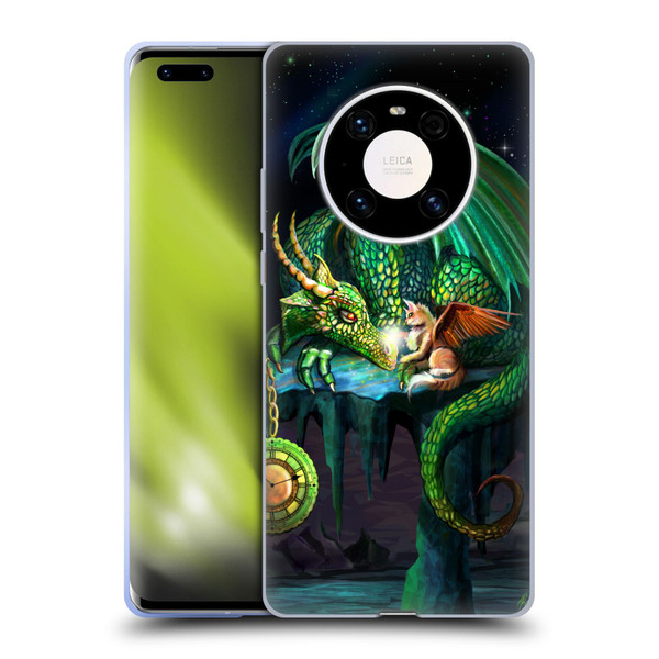 Rose Khan Dragons Green Time Soft Gel Case for Huawei Mate 40 Pro 5G