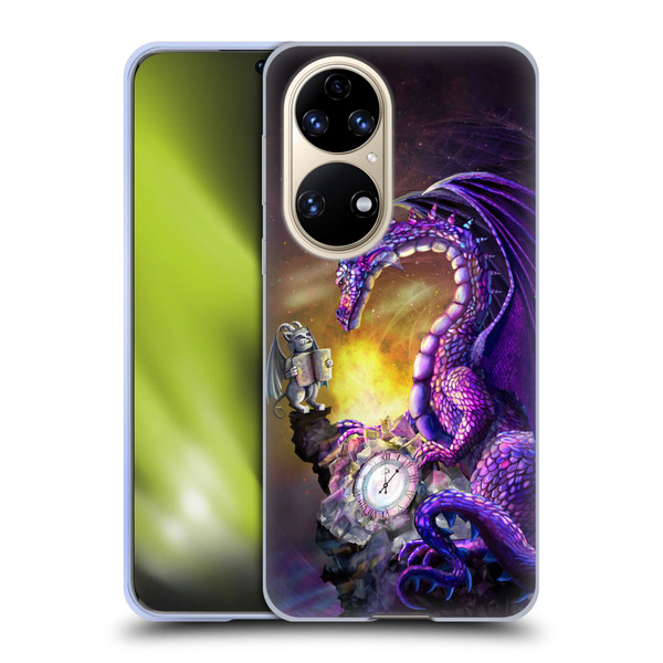 Rose Khan Dragons Purple Time Soft Gel Case for Huawei P50
