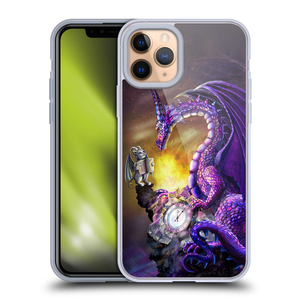Rose Khan Dragons Purple Time Soft Gel Case for Apple iPhone 11 Pro