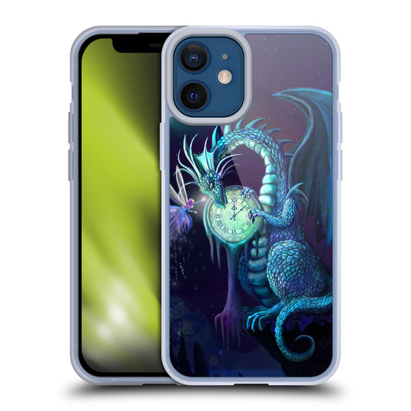 Rose Khan Dragons Blue Time Soft Gel Case for Apple iPhone 12 Mini