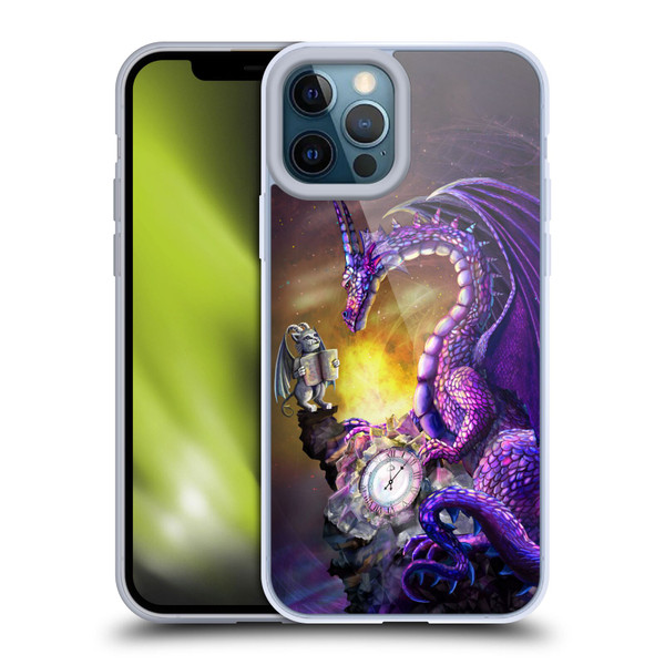 Rose Khan Dragons Purple Time Soft Gel Case for Apple iPhone 12 Pro Max