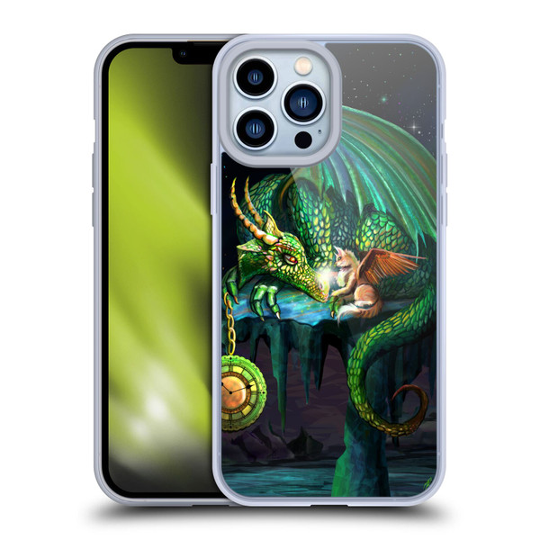 Rose Khan Dragons Green Time Soft Gel Case for Apple iPhone 13 Pro Max