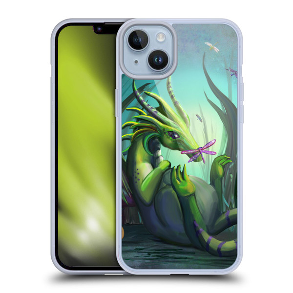 Rose Khan Dragons Baby Green Soft Gel Case for Apple iPhone 14 Plus