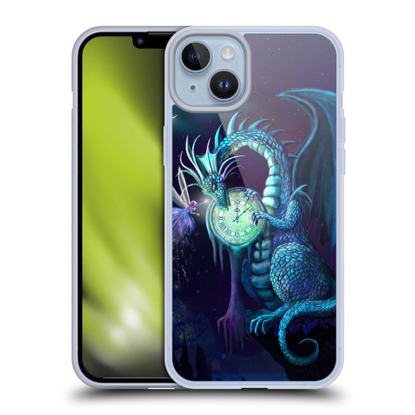 Rose Khan Dragons Blue Time Soft Gel Case for Apple iPhone 14 Plus