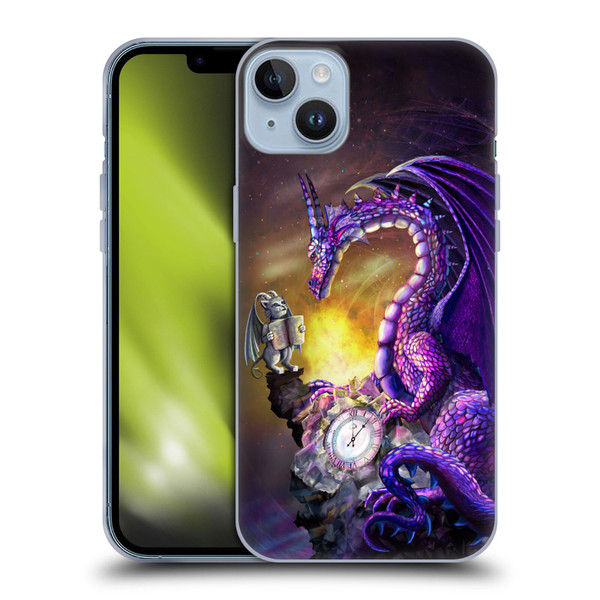 Rose Khan Dragons Purple Time Soft Gel Case for Apple iPhone 14 Plus