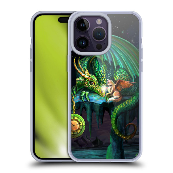 Rose Khan Dragons Green Time Soft Gel Case for Apple iPhone 14 Pro Max