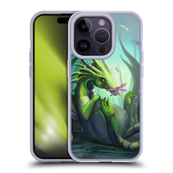 Rose Khan Dragons Baby Green Soft Gel Case for Apple iPhone 14 Pro