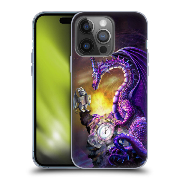 Rose Khan Dragons Purple Time Soft Gel Case for Apple iPhone 14 Pro