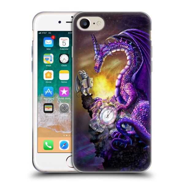 Rose Khan Dragons Purple Time Soft Gel Case for Apple iPhone 7 / 8 / SE 2020 & 2022