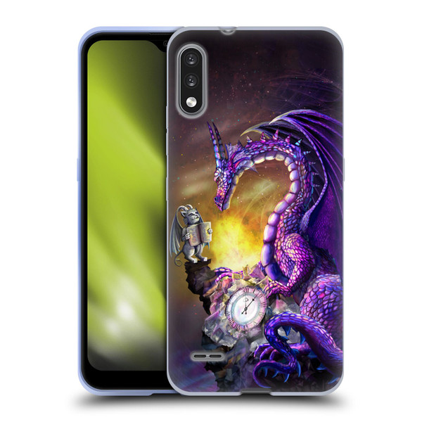 Rose Khan Dragons Purple Time Soft Gel Case for LG K22