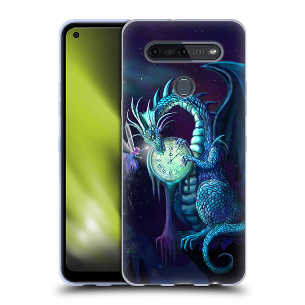 Rose Khan Dragons Blue Time Soft Gel Case for LG K51S