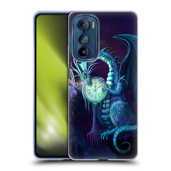 Rose Khan Dragons Blue Time Soft Gel Case for Motorola Edge 30