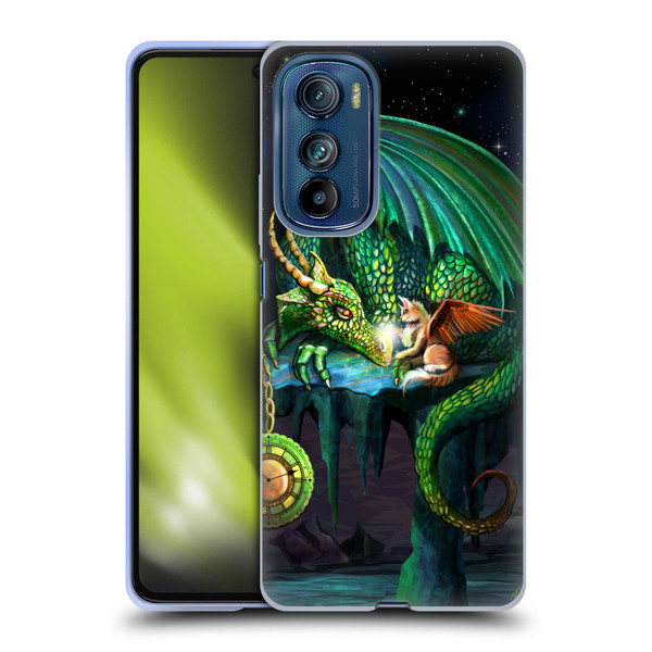 Rose Khan Dragons Green Time Soft Gel Case for Motorola Edge 30
